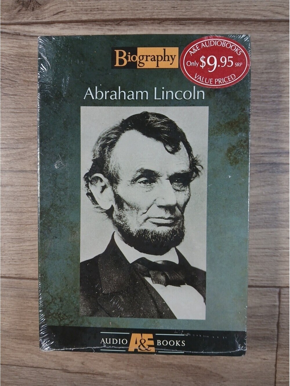 1996 Abraham Lincoln - A & E Biography Audiobook - Jack Perkins - NEW SEALED